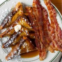 French Toast · With ham, bacon, sausage or pork roll.