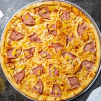 Hawaiian Luau · A fan favorite. Our Hawaiian pizza comes with pineapple, ham, and a blend of cheeses. Add a ...