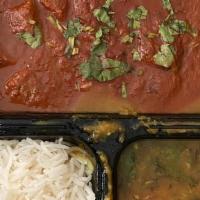 Lamb Vindaloo · Hot and tangy goan style spicy lamb curry.