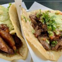 3 Tacos Dorados · Deep-fried rolled tacos.