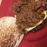 Chili Burger · Smothered with chili con carne.