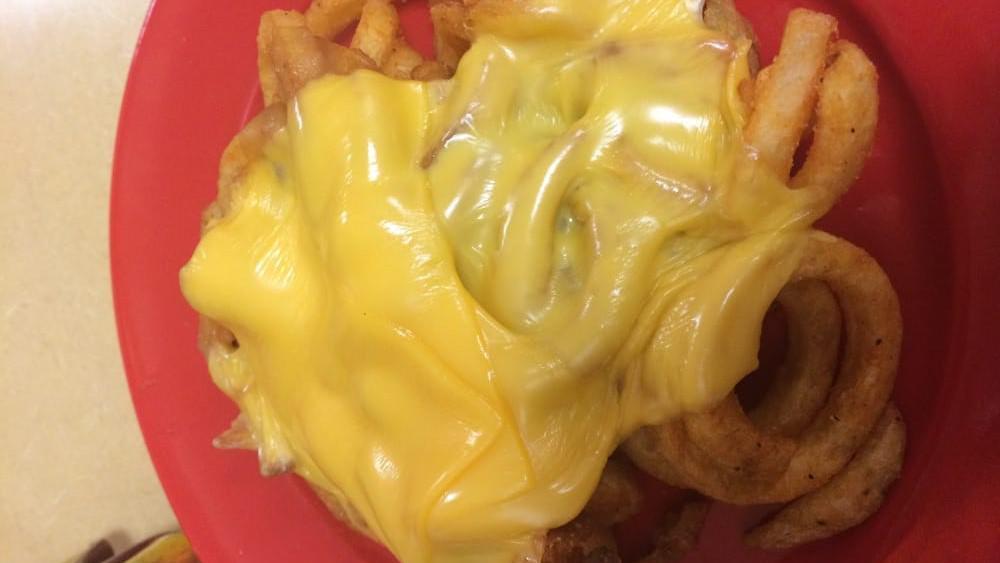 Disco Fries · French fries with melted American cheese and brown gravy.