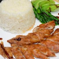  Crispy Pork Intestine Rice / 脆皮大肠饭 · 