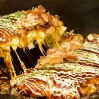 Okonomiyaki · Japanese style pancake.