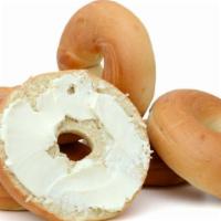 Bagel With Cream Cheese · A breakfast staple. Your choice of bagel with a cream cheese.