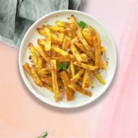 The Seasoned Fries · (Vegetarian) Idaho potato fries cooked until golden brown and garnished with seasoning.