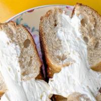 Bagel With Cream Cheese · Plain or Everything Bagel with Cream Cheese.
