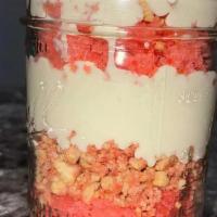 Strawberry Crunch Banana Pudding Cheesecake Cup · Fresh Strawberry cake made from scratch With Strawberry crumble, Strawberry banana pudding w...