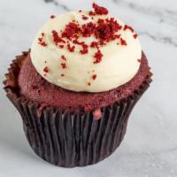 Famous Red Velvet · Grandma's red velvet cake with our signature cream cheese frosting.