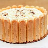 Tiramisu Cake · An Italian Classic That Has Become A New York Favorite, Mascarpone, Whipped Cream, Lady Fing...