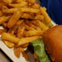 Beyond Burger (Vegan) · Plant-based burger, lettuce, tomato, onion, chipotle cashew cream, Vegan Roll