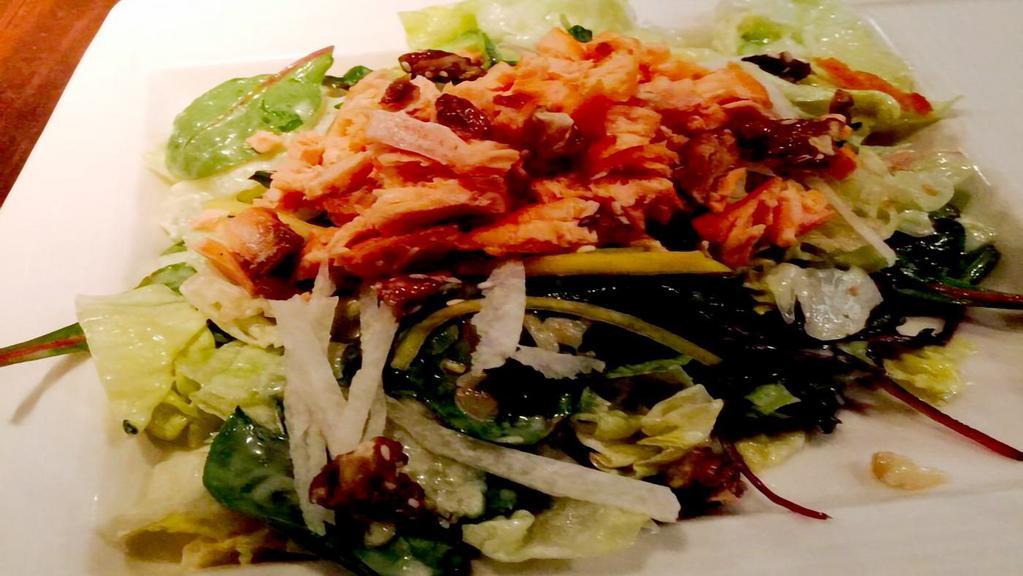 Grilled Salmon Salad · 