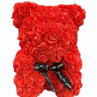 Artificial Red Roses Teddy Bear 10
