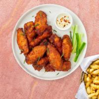 Ride The Wings  · Fresh chicken wings breaded and fried until golden brown. Served with a side of celery, or c...