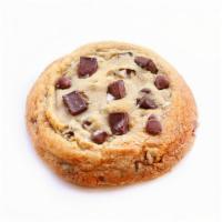 Chocolate Chip · Chocolate Chip cookie topped with chocolate chunks and sea salt flakes