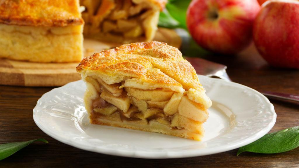 Apple Pie · Flaky, buttery crust and a tender, lightly-spiced apple pie filling.