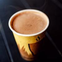 Hot Chocolate (12 Oz.) · Preparation: raw cacao powder, cinnamon, sea salt, and pick of cayenne pepper).