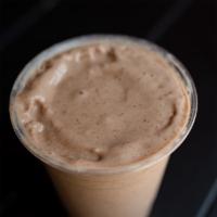 Nut 'N Butter Smoothie · Almond milk, banana, hemp seeds, raw oats, almond butter and agave.