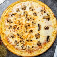 The Vegan Shrooms Club · Mushroom lovers rejoice. Enjoy mushrooms on top of a pie with homemade tomato sauce and vega...