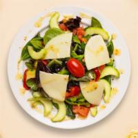Italiano Salad · Mix greens, cherry tomato, onions, cucumber, and Italian dressing.
