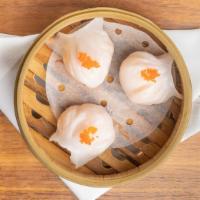 Shrimp Dumplings / 虾饺 · Filled dough.
