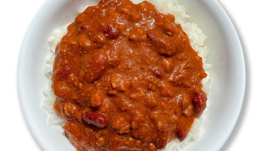 Chili Bowl With Rice · Our famous chili served on top of rice.