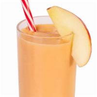 Early Sunrise Smoothie · Mango, banana, pineapple, and strawberries blended with fresh orange.