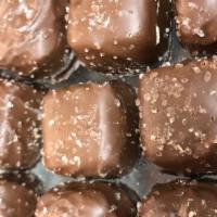 Sea Salt Caramels - Milk Chocolate · 1/2 lb