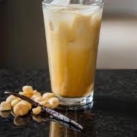 24 Oz Flavored Iced Coffee · Served with your Choice of flavor: Hazelnut, French Vanilla, Caramel or Sweet Chocolate flav...
