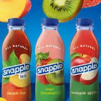 Snapple · Served with your Choice of flavor: Ice Tea Lemon, Ice Tea Peach, Ice Tea Raspberry, Fruit Pu...