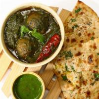 Palak Softa · Soft paneer cheese cooked with spinach in a delicious thick creamy sauce.