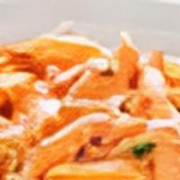 Pasta With Vodka Sauce · Bacon, onion-deiced fine and vodka with pink cream sauce.