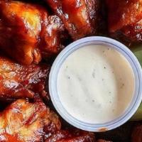 Bbq Wings With A Kick · House made BBQ sauce.