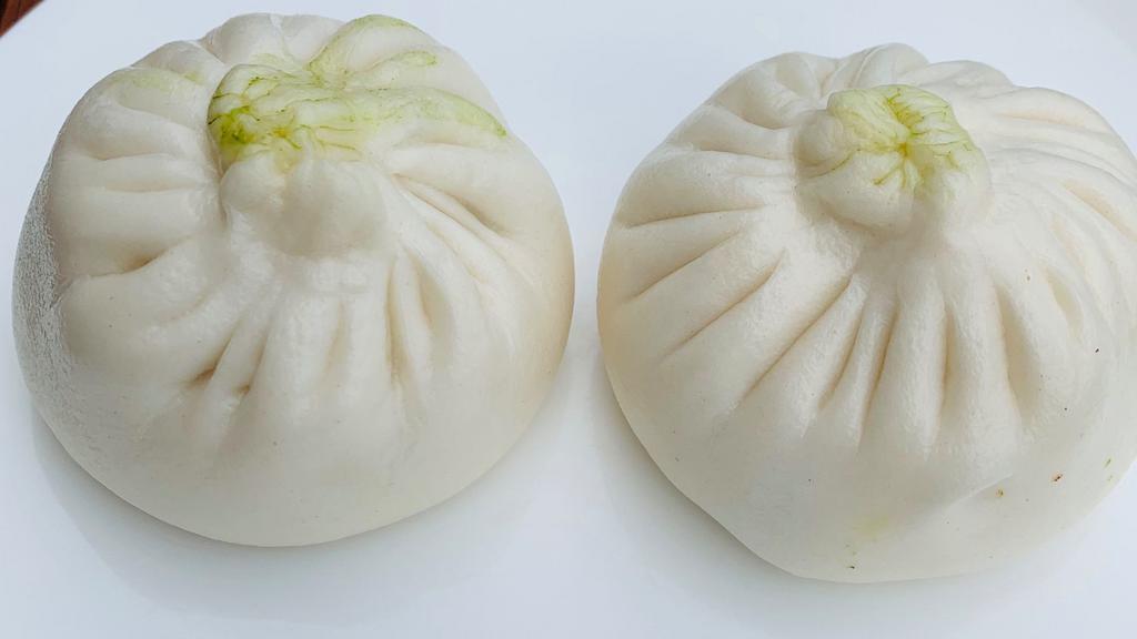 Steamed Vegetable Buns - 2 Pcs · Handmade full size buns with bok choy and mushroom.