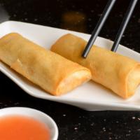 Shanghainese Spring Rolls 2 Pcs · Vegetable spring roll. Two pieces.