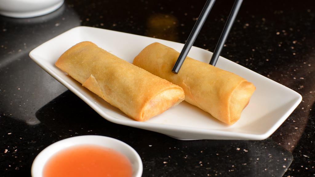 Shanghainese Spring Rolls 2 Pcs · Vegetable spring roll. Two pieces.
