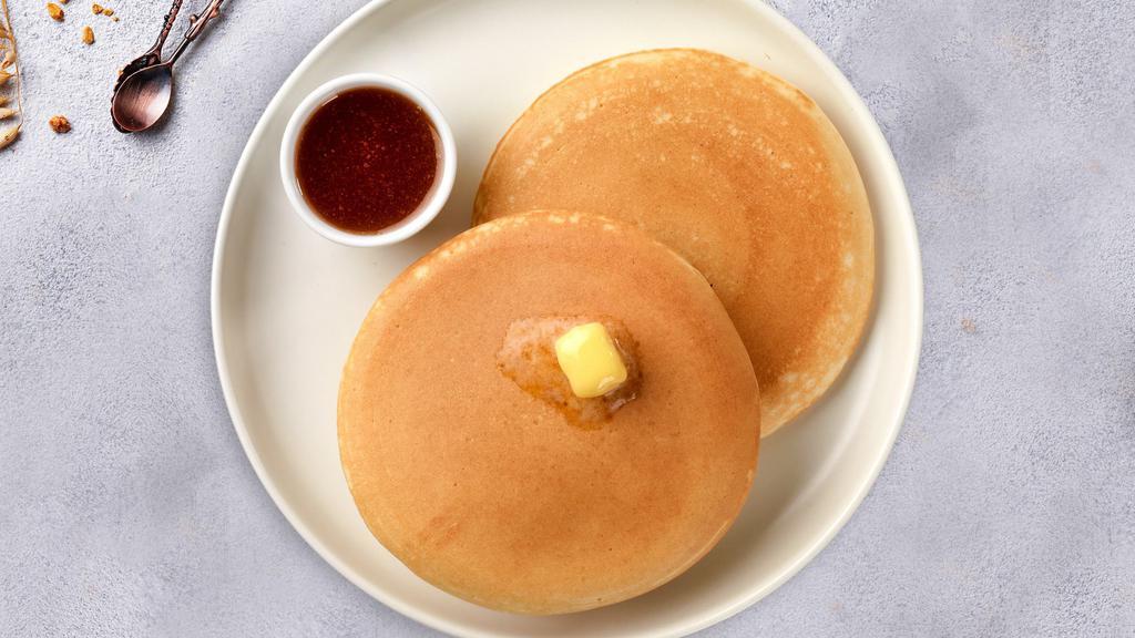 Classic Pancakes  · Fluffy pancakes cooked with care and love served with butter and maple syrup. Served in pairs.