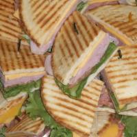 Club Wrap · Turkey, bacon, muenster, lettuce, tomato and honey dijon. Served With other customizable opt...