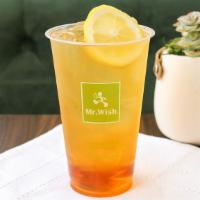 Honey Lemon Green Tea · Brewed green tea flavored with a lemon slice, fresh squeezed lemon juice, sweetened only wit...
