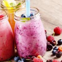 Create Your Own Smoothie · Choose up to free 3 toppings