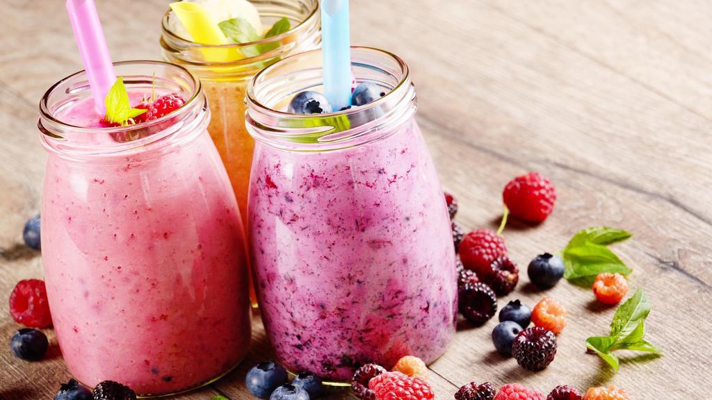 Create Your Own Smoothie · Choose up to free 3 toppings