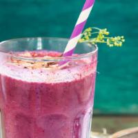 Aloha Acai Smoothie · Coconut water, acai berries, pineapple, banana, lime juice.