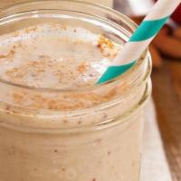 Muscle Up Isopure Protein Shake · Almond milk, chocolate isopure protein, banana, peanut butter.