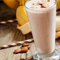Ultimate Breakfast Protein Shake · Soy milk, vanilla protein, banana, oats, honey.