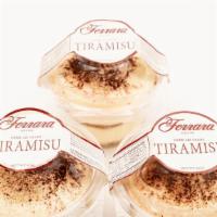 Tiramisu Cup · Light Mousse with lady fingers dipped in coffee liqueur

*Contains eggs, dairy, wheat, soy 
...