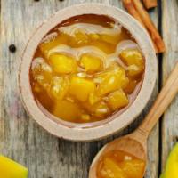 Mango Chutney · Sweet spice cut mango chutney.