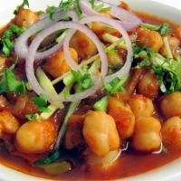 Channa Masala · Chickpeas, onion tomato masala, and traditional spices.