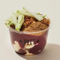 Acai Bowl  · Delicious layers of banana, acai & berry puree, and crunchy granola. Topped with Julienne ap...