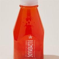 Strawberry Lemonade · Zesty lemonade sweetened with pure cane sugar and blended with a fruity strawberry puree. Pe...