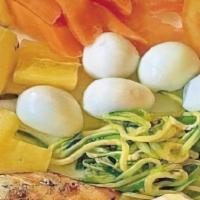 Papas En Mantequilla / Potatoes In Butter  · con pechuga ala plancha, brócolis, tomate, zanahoria 
with Grilled breast, broccoli, tomato,...